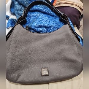 Dooney & Bourke Hobo Shoulder bag, Taupe Pebble Finish